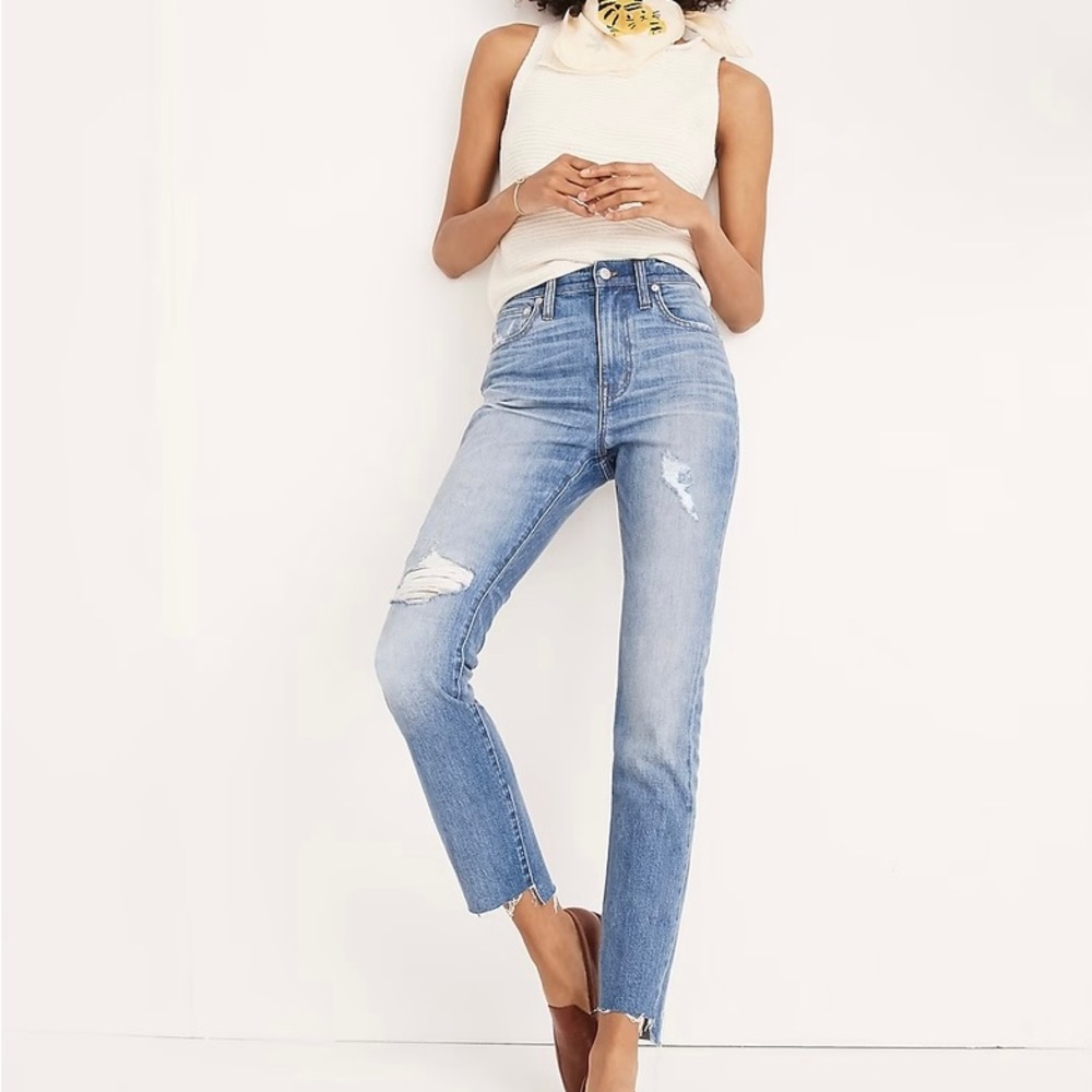 Madewell Tall High-Rise Slim Boyjean Size 31